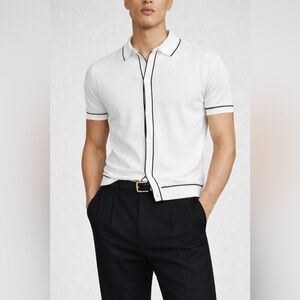 FELLOWS P. - Polo Shirt with Black Trim